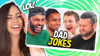 Dad Jokes | Don't laugh Challenge 😂#4 | Bunnymon REACTS