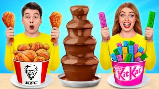 Desafio Da Fonte De Chocolate | Guerras de Pegadinhas por TeenDO Challenge