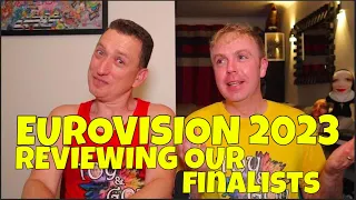 EUROVISION 2023 FINALISTS - REVIEWING AND REACTING TO ALL SONGS