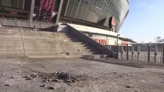 Russian state TV reports "Donbass Arena" stadium was under fire last night