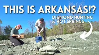 THINGS TO DO IN ARKANSAS: Diamond Hunting at Crater of Diamonds State Park & Hot Springs NP!