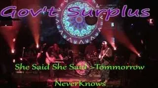 Gov't Surplus - She Said She Said -Tomorrow Never Knows