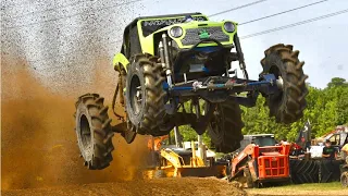 WIDE OPEN THROTTLE MEGA TRUCK RACING at NORTH vs SOUTH 2022
