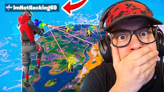 We Found a *HACKER* in RANKED! (Fortnite)