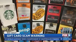 Gift Card Scam Warning