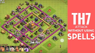 Town Hall 7 Attack Without Using Any Spell