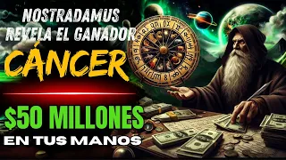 Nostradamus Predijo: El Signo de Cáncer ganará 50 MILLONES en la LOTERÍA a partir del 10 de Junio.