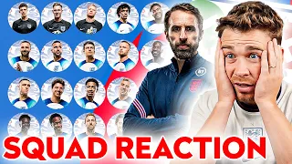 ENGLAND WORLD CUP SQUAD REACTION | LIVE