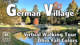 4K Nature Walks: Schiller Park Columbus Ohio German Village - Virtual Walking Tour