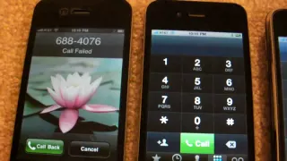 Iphone 4 failed to make outgoing calls