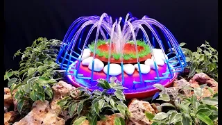 How to make very Beautiful Fountain with LED Light / DIY