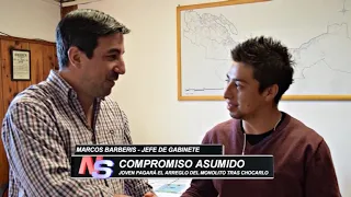 COMPROMISO ASUMIDO LUEGO DE CHOCAR EL MONOLITO