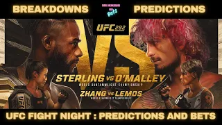 UFC 292: Sean O'Malley vs Aljamain Sterling | Full Card | Breakdowns | Predictions | Bets