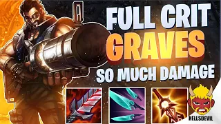 WILD RIFT | FULL CRIT TOP GRAVES = INSANE DAMAGE! | Challenger Graves Gameplay | Guide & Build