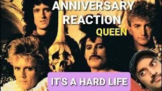 Queen - It's A Hard Life (Official Video) - ANNIVERSARY REACTION - 1st time!