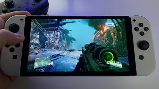 Crysis 2 Remastered | Switch OLED handheld gameplay