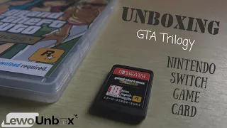 Unboxing GTA The Trilogy Game Card and SanDisk MicroSDXC - 128 GB for Nintendo Switch