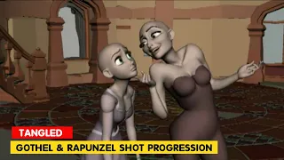 Tangled | Gothel and Rapunzel Shot Progression | Jamaal Bradley | @3DAnimationInternships