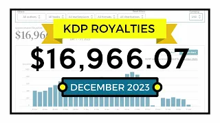 Amazon KDP Income Report for December 2023 - My Best Month to Date!