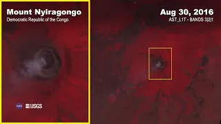 18 Years of Volcanic Eruptions: Mount Nyiragongo, Democratic Republic of the Congo