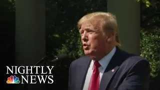 Trump Meets With Pastors After Blasting Baltimore, Rep. Cummings | NBC Nightly News