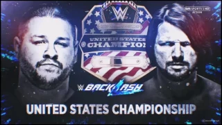 Kevin Owens © Vs Aj Styles United States Championship Backlash 2017