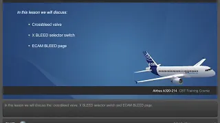 Airbus A320 CBT(New) - Pneumatics Cross Bleed valve X-Bleed