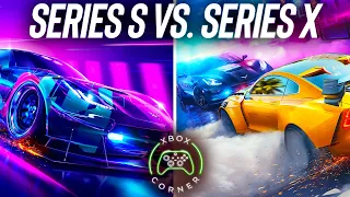 Need For Speed Unbound Xbox Series X vs Xbox Series S Graphics Comparison 4K | Best Xbox Racer?