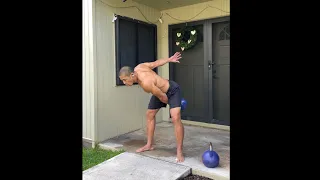 20 kg. Kettlebell Snatch x 20/82  - age 52, December 20, 2020