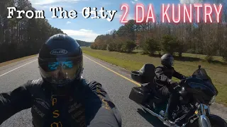 THIS IS HOW YOU RIDE MOTORCYCLES.. TO THE BACKWOODS OF GEORGIA FROM THE CITY OF ATL!!!