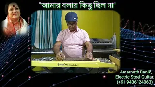 Amar Bolar Kichhu | Haimanti Shukla | Instrumental (Electric Steel Guitar) Cover | Amarnath Banik.
