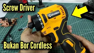 GOKIL!! Screw driver Cordless 16v Geevorks ini enak banget buat bongkar elektronik