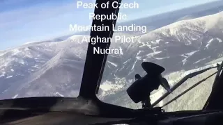 Helicopter Mi 17 Mountain Landing