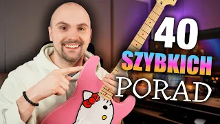 Przyspiesz naukę gry na gitarze! 40 porad dla samouków!