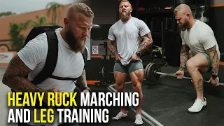 Heavy Ruck and Lower Body Training