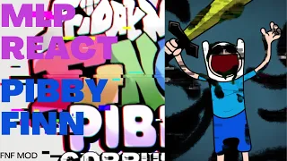MLP React - FNF Vs Pibby Finn | PIBBY COME ALONG WITH ME FANMADE | FNF x Pibby | (Adventure Time)