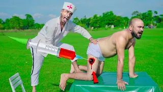 Very Special Amazing Funny Video 2023 Must Watch Comedy Video Try To Not Laugh Injection Wala Doctor