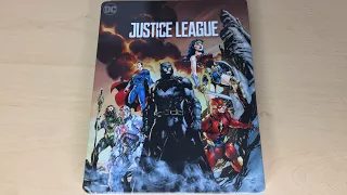 Justice League - Best Buy Exclusive 4K Ultra HD Blu-ray SteelBook Unboxing