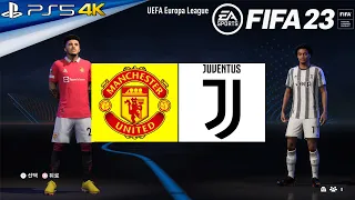 FIFA 23 - Manchester United vs Juventus | UEFA Europa League Final | PS5 | 4K