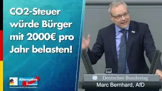 CO2-Steuer würde Bürger mit 2000€ pro Jahr belasten! - Marc Bernhard - AfD-Fraktion