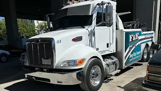 Towing a kw semi tractor