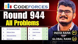 Codeforces Round 944 Solution Discussion | ABCDEFGH | All Problems