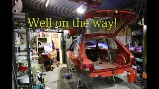 Peugeot 205 Rally car build Vlog 8: Paint getting nearer