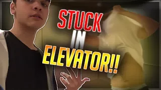 STUCK IN A HOT ELEVATOR!! *FIGHT*