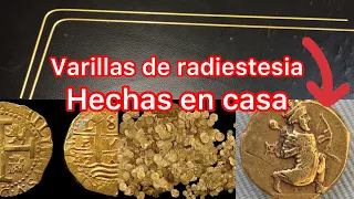 Como hacer Varillas de radiestesia en L funcionales para buscar tesoros en casa TUTORIAL #1