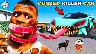 Cursed Killer Car Try To Kill Shinchan and franklin in Gta 5