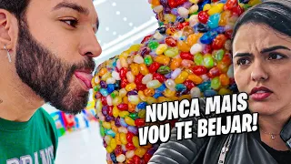 LAMBI UMA PAREDE FEITA DE DOCES E A BRUNA NUNCA MAIS VAI ME BEIJAR 😂