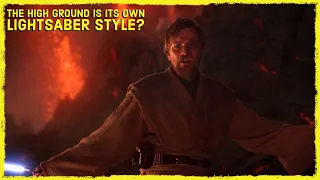 How The High Ground Is Its Own Lightsaber Fighting Form [SOKAN EXPLAINED]