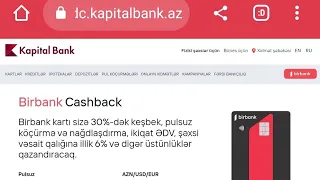 Telefon vasitəsilə online pulsuz kart sifarişi- Birbank Cashback debet