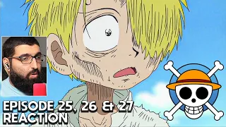 Sanji & Zeff Past | One Piece REACTION | Episode 25, 26 & 27 REACTION
